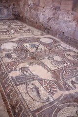 32-Mosaic floor in the Byzantine Church